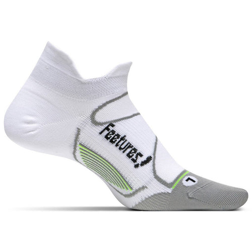 Feetures Socks - Elite Ultra Light Cushion - White