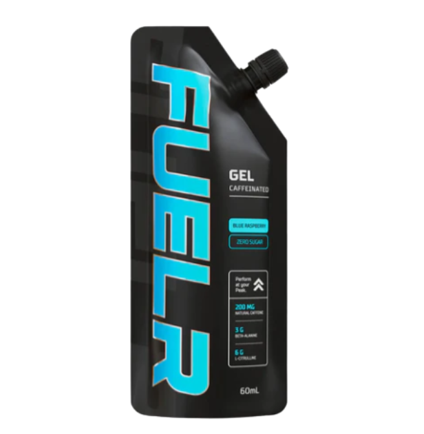 FUELR Caffeinated Energy Gels - Blue Raspberry & Lemon Lime
