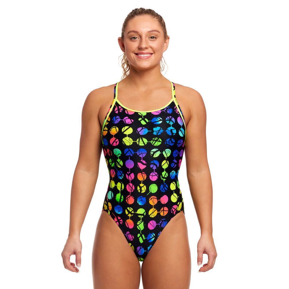 Funkita - Ladies Diamond Back One Piece - Broken Circle