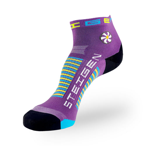 Steigen Socks - 1/4 Length - Bubblegum Purple