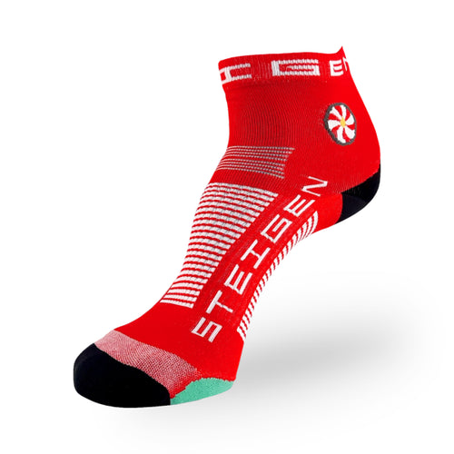 Steigen Socks - 1/4 Length - Cherry Red