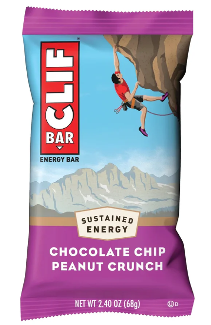 Clif Bars - Chocolate Chip Peanut Crunch CLEARANCE