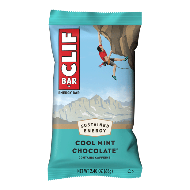 Clif Bars - Cool Mint Chocolate (with caffeine) CLEARANCE