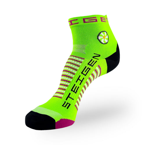 Steigen Socks - 1/4 Length - Fluro Green