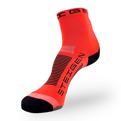 Steigen Socks - 1/2 Length - Fluro Red