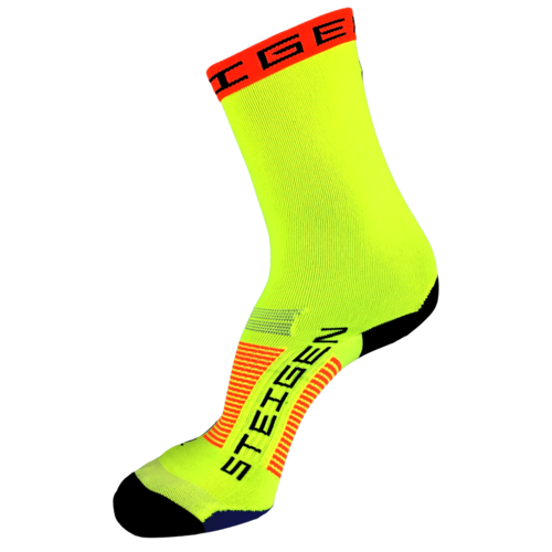 Steigen Socks - 3/4 Length - Fluro Yellow