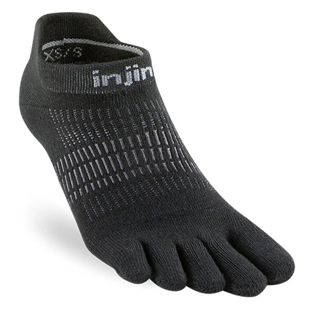 Injinji Socks RUN 2.0 Original Weight Mini Crew Black Inspire Athletic