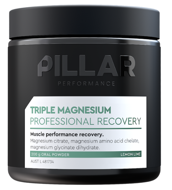PILLAR Performance - Triple Magnesium Recovery Powder - Lemon Lime 200g
