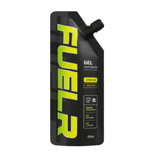 FUELR Caffeinated Energy Gels - Blue Raspberry & Lemon Lime