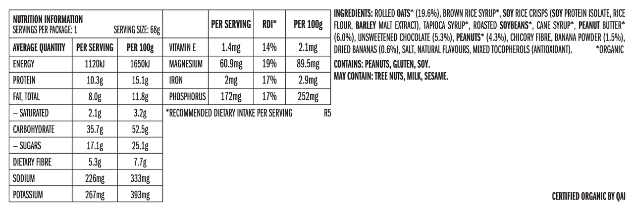 Clif Bars - Peanut Butter Banana CLEARANCE