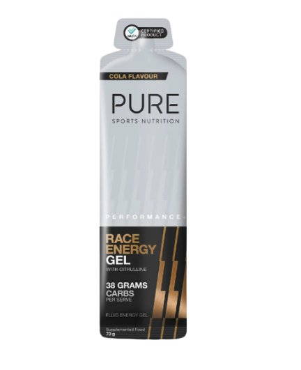 PURE Performance + Race Energy Gel (Cola/Lemon)
