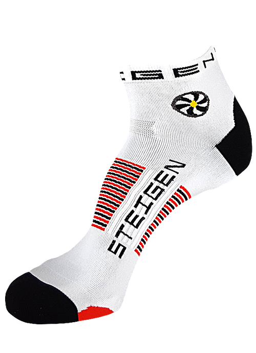 Steigen Socks - 1/4 Length - White (Big Foot 12+)