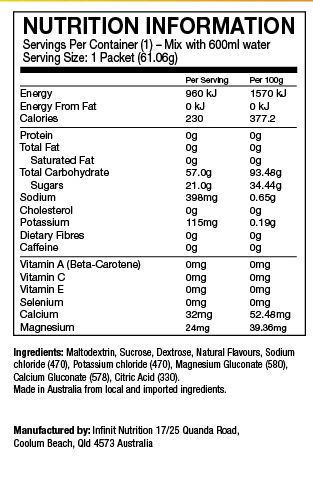Infinit Nutrition - Speed Orange CLEARANCE