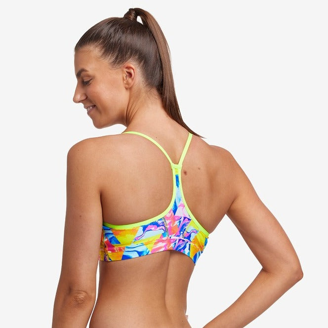 Funkita - Ladies Swim Crop Top - Swirl Stopper