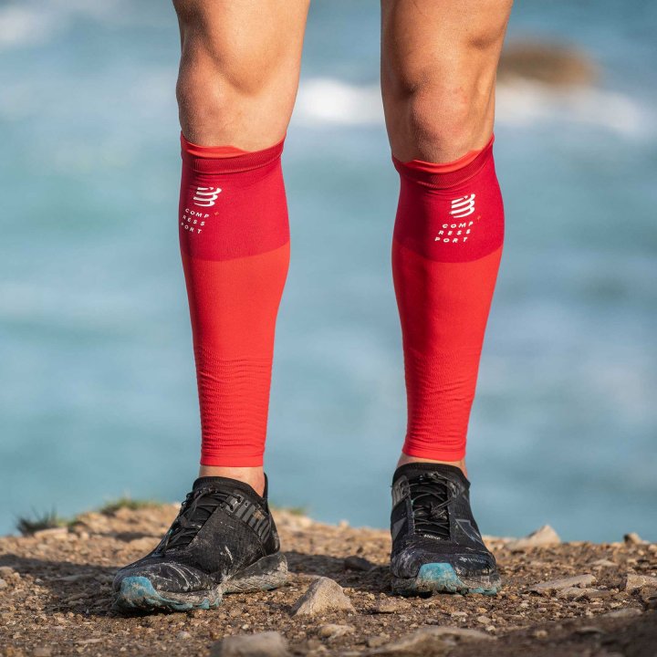 Compressport R2V2 Calf Sleeves - Red